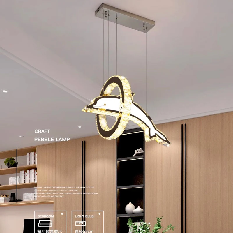 Modern home decoration salon lamps for living room smart crystal Pendant lights dining room indoor lighting
Modern home decoration salon lamps for living room smart crystal Pendant lights dining room indoor lighting