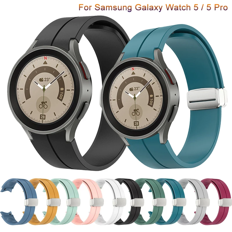 Original Strap for Samsung Galaxy Watch 5 4 40mm 44mm/watch 5 Pro 45mm Band Magnetic Buckle For Galaxy Watch 4 Classic 42mm 46mm
Original Strap for Samsung Galaxy Watch 5 4 40mm 44mm/watch 5 Pro 45mm Band Magnetic Buckle For Galaxy Watch 4 Classic 42mm 46mm