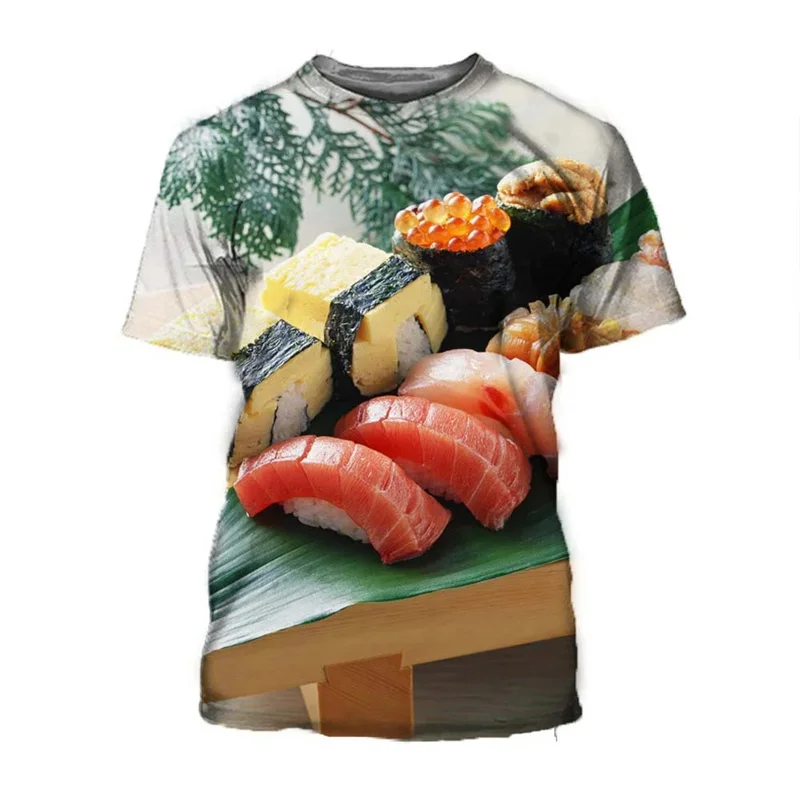 Fashion 3D Printed Sushi Salmon T-shirt Men Hot Sale Summer Street T Shirts Casual Harajuku O Neck Short Sleeve Tees Clothes
Fashion 3D Printed Sushi Salmon T-shirt Men Hot Sale Summer Street T Shirts Casual Harajuku O Neck Short Sleeve Tees Clothes