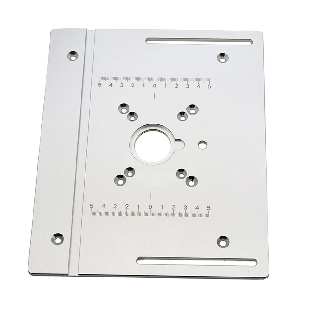 Panel Router Table Insert Plate Rust-proof Silver Strong Wear-resistant 240mm*200mm Accessories Aluminum Alloy
Panel Router Table Insert Plate Rust-proof Silver Strong Wear-resistant 240mm*200mm Accessories Aluminum Alloy