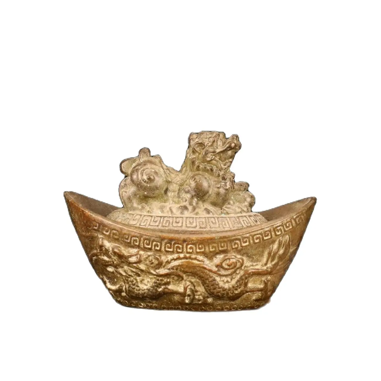 Chinese Yuanbao Pixiu Art Sculpture Interior Decoration Figurine Metal Lucky Feng Shui Ornament Antique Bronze Decoration Crafts
Chinese Yuanbao Pixiu Art Sculpture Interior Decoration Figurine Metal Lucky Feng Shui Ornament Antique Bronze Decoration Crafts
