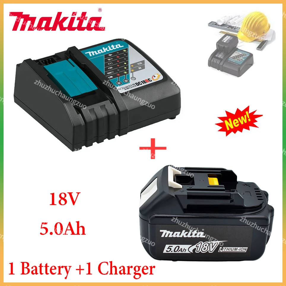 Makita Charger 14.4V 18V Original DC18VRC Battery Charger Makita 6000mAh Bl1830 Bl1430 BL1860 BL1890 Tool Power Charger
Makita Charger 14.4V 18V Original DC18VRC Battery Charger Makita 6000mAh Bl1830 Bl1430 BL1860 BL1890 Tool Power Charger
