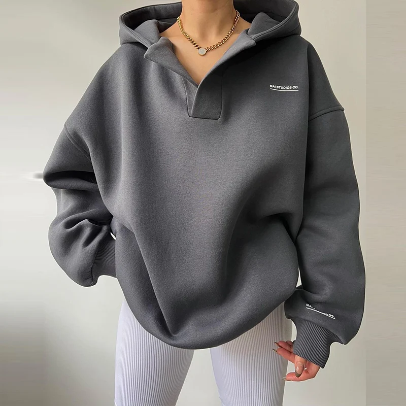 2023 Autumn Winter Fleece Hoodies Women Vintage Warm Loose Casual Oversized Pullover Streetwear Hooded Sweatshirt Y2k Clothes
2023 Autumn Winter Fleece Hoodies Women Vintage Warm Loose Casual Oversized Pullover Streetwear Hooded Sweatshirt Y2k Clothes