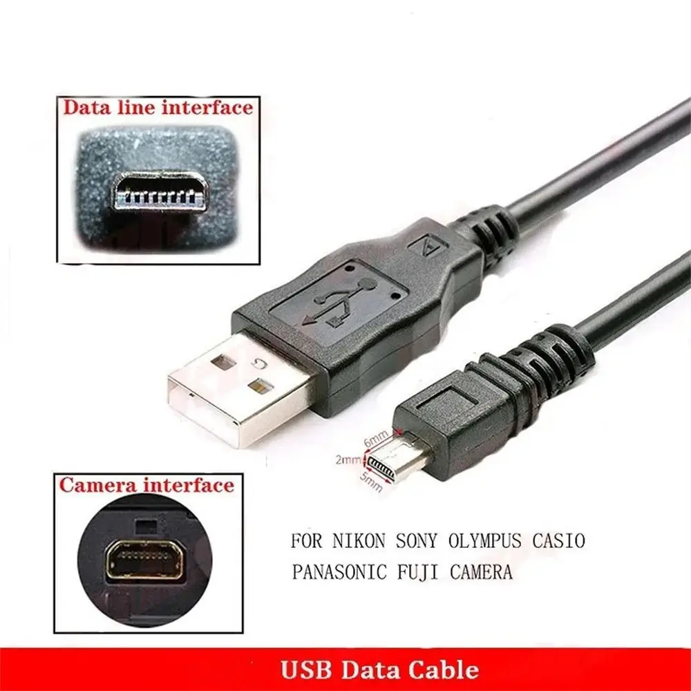 

USB-кабель для передачи данных для цифровой камеры 8-контактный мини-кабель для передачи данных Аксессуары для камеры