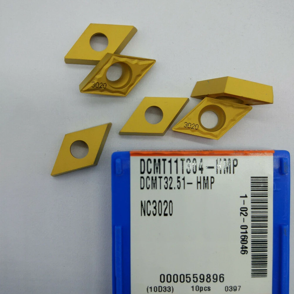 Brand New CNC Carbide Turning Inserts 10 Pcs/box Cutting Saw DCMT11T304-HMP DCMT32.51 For Semi-finishin Indexable
Brand New CNC Carbide Turning Inserts 10 Pcs/box Cutting Saw DCMT11T304-HMP DCMT32.51 For Semi-finishin Indexable