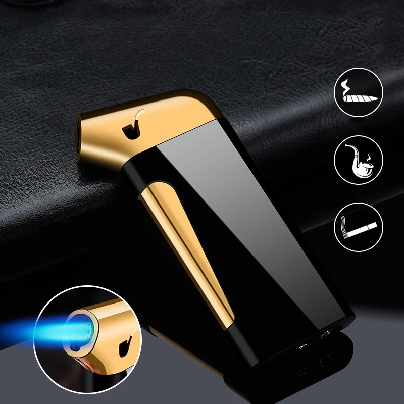 New Metal Windproof Blue Direct Fire Gun Lighter Small Mini Portable Personalized Creative Design Kitchen Outdoor Cigar Lighter
New Metal Windproof Blue Direct Fire Gun Lighter Small Mini Portable Personalized Creative Design Kitchen Outdoor Cigar Lighter
