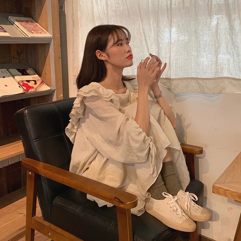 2023 New Spring Sesame Cotton Solid Color Korean Edition Loose fitting Nightwear Home Fur Dress for Women
2023 New Spring Sesame Cotton Solid Color Korean Edition Loose fitting Nightwear Home Fur Dress for Women