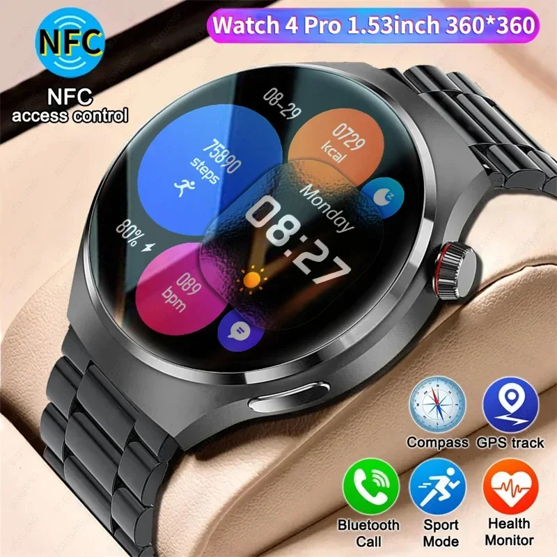 For Huawei GT4 Pro NFC Smart Watch Men GPS Tracker 360*360 HD Screen Blood Sugar SmartWatch 2023 New Bluetooth Call Watch 4 Pro
For Huawei GT4 Pro NFC Smart Watch Men GPS Tracker 360*360 HD Screen Blood Sugar SmartWatch 2023 New Bluetooth Call Watch 4 Pro