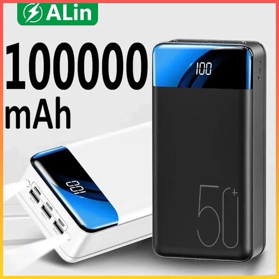 100000mAh Large Capacity Power Bank Mobile Phone Super Fast Charging Power Bank Tablet Phone External Power Supply
100000mAh Large Capacity Power Bank Mobile Phone Super Fast Charging Power Bank Tablet Phone External Power Supply