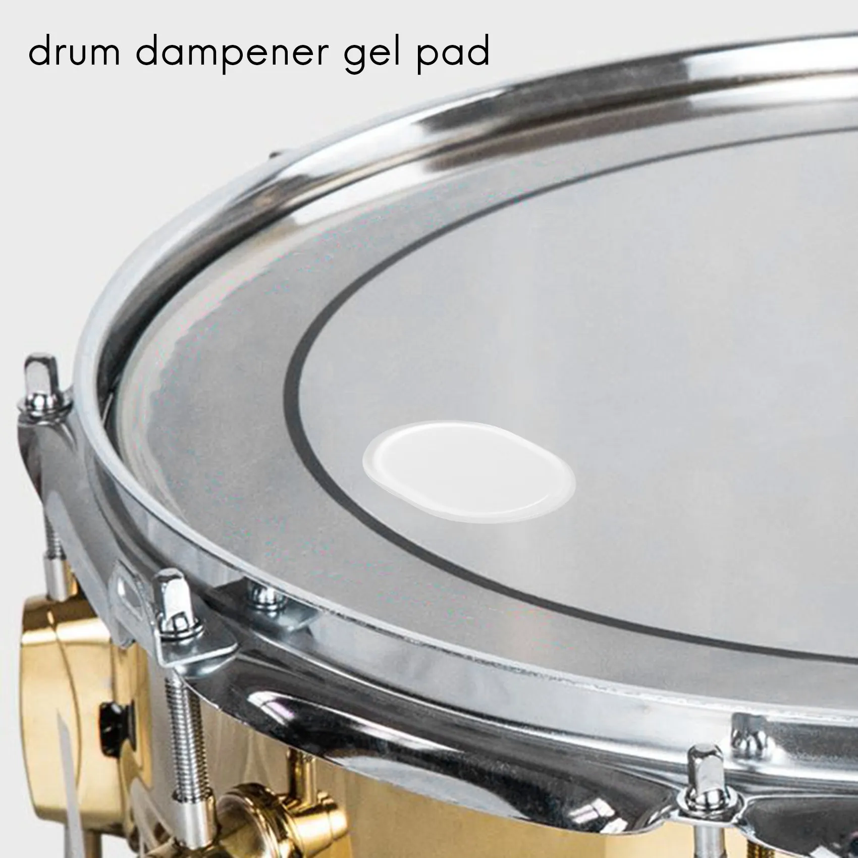 

24 Pieces Drum Dampeners, Drum Damper Gel Pads Drum Silencers Non-Toxic Soft Silicone Drum Mute For Drums Tone Control (Clear)