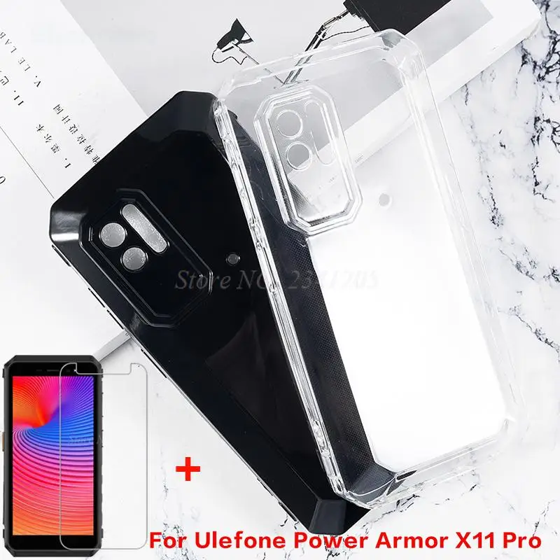 2in1 Transparent Phone Case For Ulefone Power Armor X11 Pro Etui Soft TPU Cover For Ulefone Power Armor X11 Pro Screen Protector
2in1 Transparent Phone Case For Ulefone Power Armor X11 Pro Etui Soft TPU Cover For Ulefone Power Armor X11 Pro Screen Protector