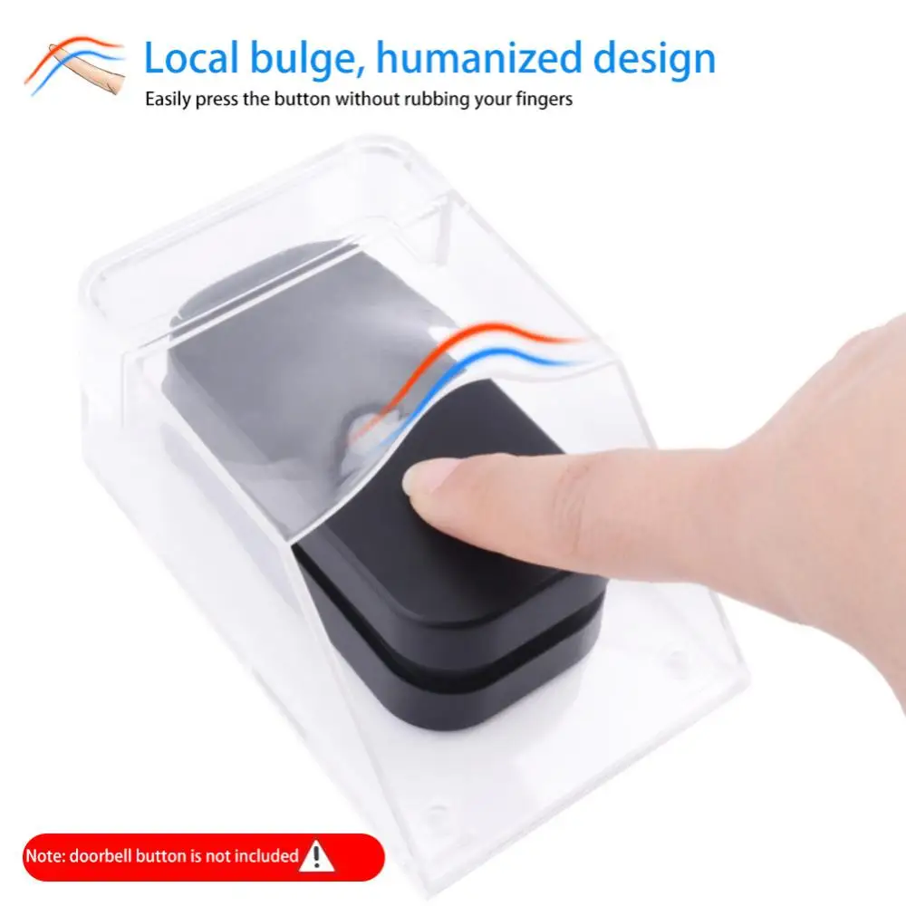 Transparent Doorbell Protective Cover Doorbell Control Rain Cover Transparent Protective Box Outdoor Sun Protection Thickened
Transparent Doorbell Protective Cover Doorbell Control Rain Cover Transparent Protective Box Outdoor Sun Protection Thickened
