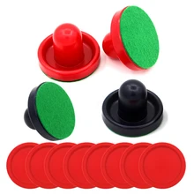 76mm 1set Air Hockey Accessories Batter Hockey Table Accessories Push Handle With Fleece Red And Black Set Entertainment Tool 
76mm 1set Air Hockey Accessories Batter Hockey Table Accessories Push Handle With Fleece Red And Black Set Entertainment Tool