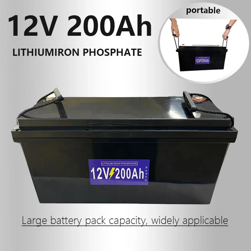 Аккумулятор LiFePO4 12 В, 200 ач со встроенной литий-железо-фосфатной батареей BMS, подходит для систем солнечной энергии, кемпинга RV
Аккумулятор LiFePO4 12 В, 200 ач со встроенной литий-железо-фосфатной батареей BMS, подходит для систем солнечной энергии, кемпинга RV