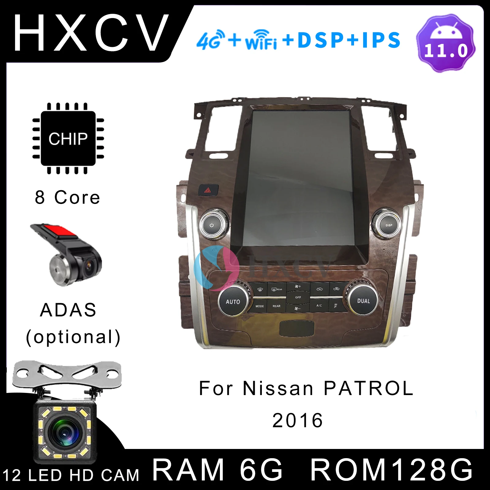 Vertical Screen Tesla Style Smart Android car radio For Nissan Patrol 2016 gps navigator for car DAB+ Carplay 12.3 Inch
Vertical Screen Tesla Style Smart Android car radio For Nissan Patrol 2016 gps navigator for car DAB+ Carplay 12.3 Inch