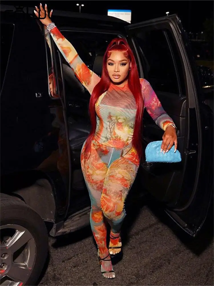 Habbris Red Sexy Mesh Print 2 Two Piece Pants Set Party Club Outfits For Women 2023 Autumn See Through Bodycon Top And Pant Set
Habbris Red Sexy Mesh Print 2 Two Piece Pants Set Party Club Outfits For Women 2023 Autumn See Through Bodycon Top And Pant Set