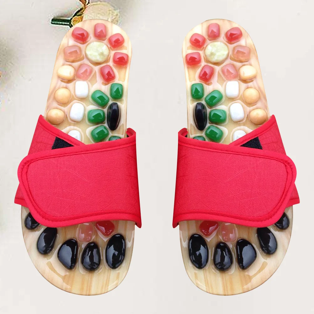 Massage Slippers Foot Shoes Acupressure Foot Sandals Cobblestone Shoes Jade Massage Slippers Men Red
Massage Slippers Foot Shoes Acupressure Foot Sandals Cobblestone Shoes Jade Massage Slippers Men Red