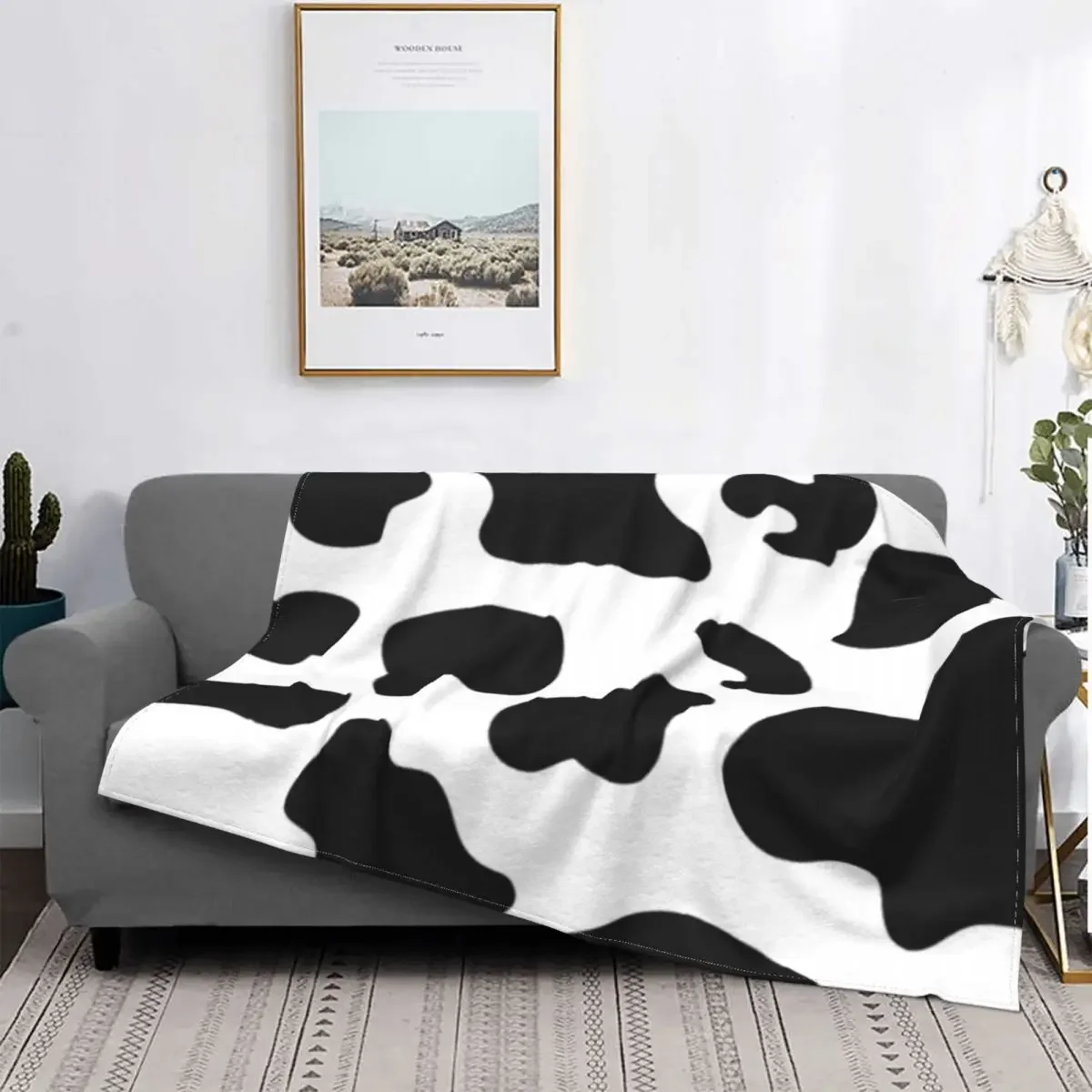 Black And White Pattern Cow Portable Warm Throw Blankets for Bedding Travel
Black And White Pattern Cow Portable Warm Throw Blankets for Bedding Travel