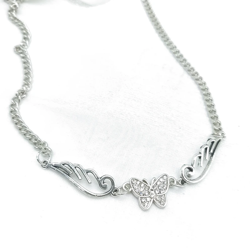 2022 Goth Egirl Style Metal Diamond Butterfly Angel Feather Pendant Necklace Choker Women Grunge Indie Collar Aesthetic Jewelry
2022 Goth Egirl Style Metal Diamond Butterfly Angel Feather Pendant Necklace Choker Women Grunge Indie Collar Aesthetic Jewelry
