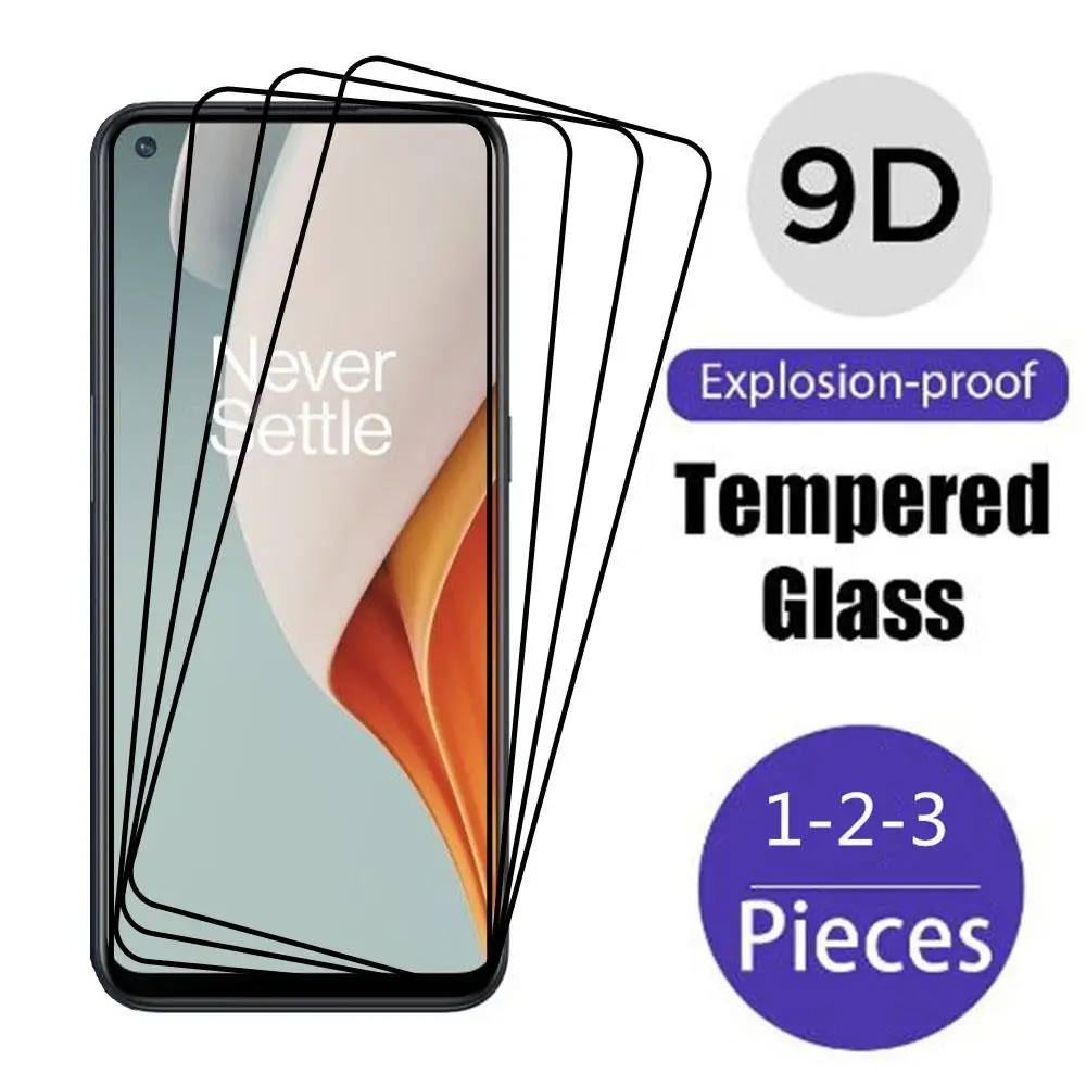 

9D Full Protective Glass For Oneplus 9 9R 8T 7 7T 1+6 6T 5 5T Tempered Screen Protector Oneplus Nord N10 N100 Glass Film
