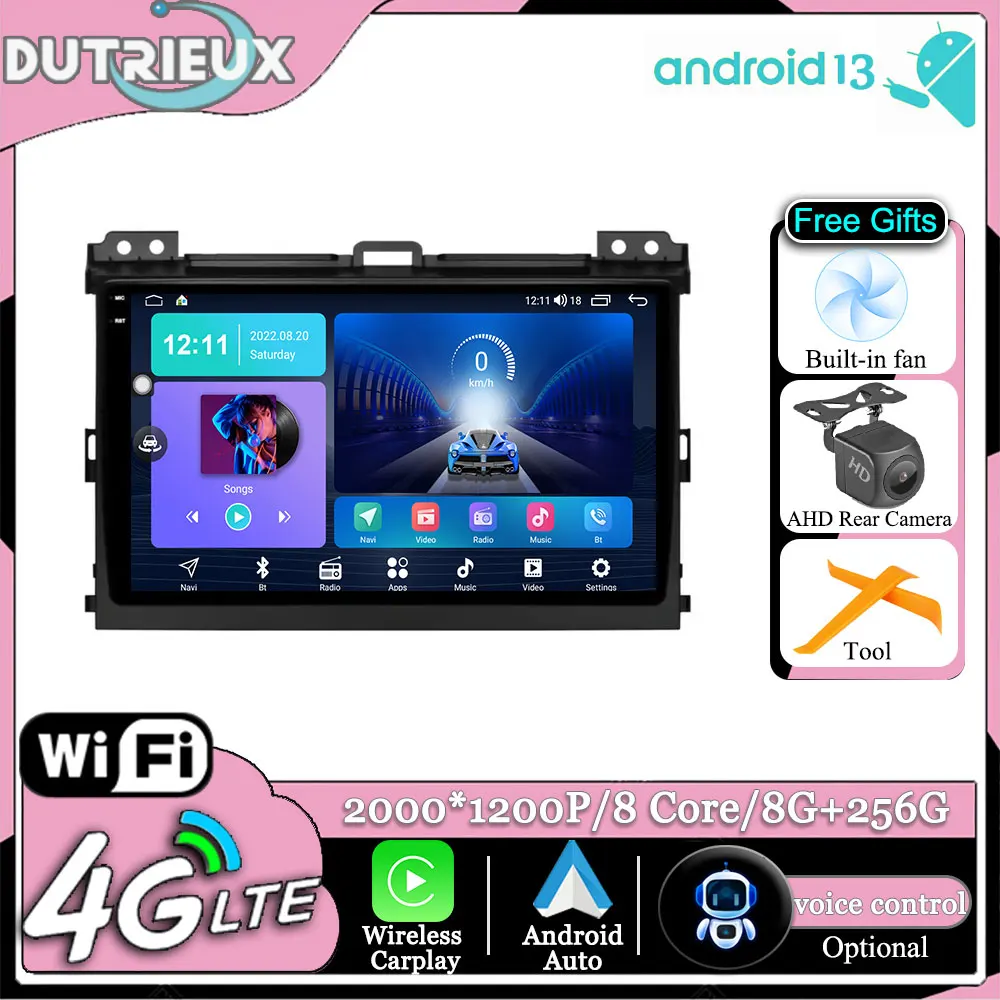 9" Android 13 For Toyota Land Cruiser Prado 120 3 III For Lexus GX470 GX 470 J120 2002-2009 GPS Multimedia Player TV Navigation
9" Android 13 For Toyota Land Cruiser Prado 120 3 III For Lexus GX470 GX 470 J120 2002-2009 GPS Multimedia Player TV Navigation
