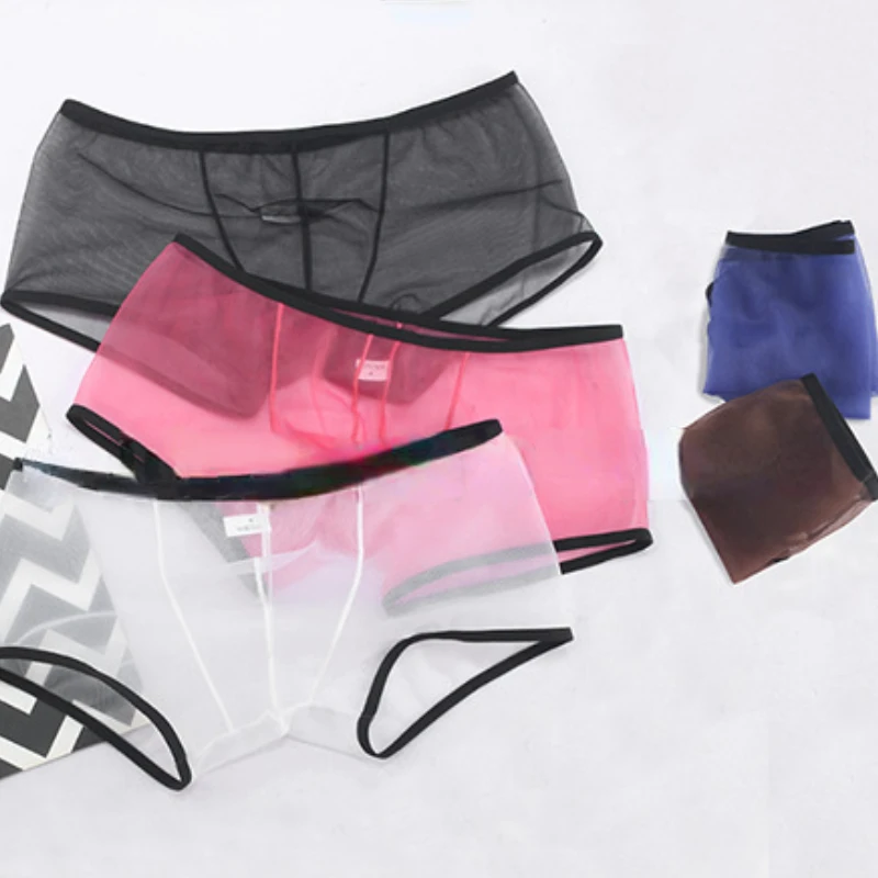 Men See Through Ultra-thin Boxer Briefs Shorts U Convex Pouch Underwear Panties Mesh Low Rise Transparent Qucik-Dry Underpants
Men See Through Ultra-thin Boxer Briefs Shorts U Convex Pouch Underwear Panties Mesh Low Rise Transparent Qucik-Dry Underpants