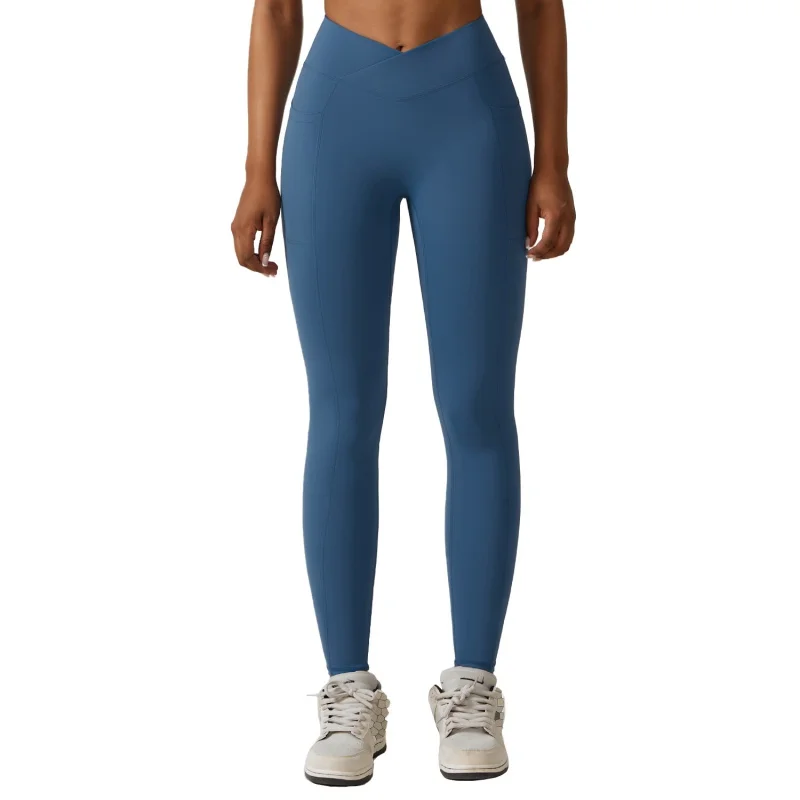 Peach Hip Lifting Fitness Pants Women's Quick-Drying Tight Running Sports Pants Pocket Nude High Waist Yoga Pants8355
Peach Hip Lifting Fitness Pants Women's Quick-Drying Tight Running Sports Pants Pocket Nude High Waist Yoga Pants8355