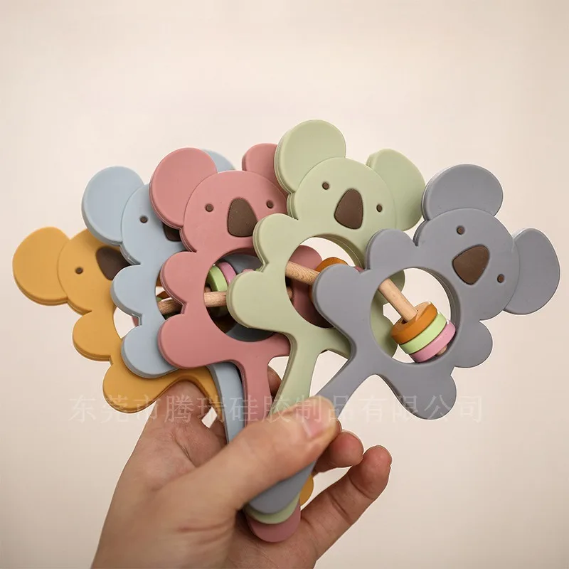 1PCS Silicone Teether Koala Elephant Handbells Rattles BPA Free Rodents Teething Necklace Food Grade Infant Chewable Baby Toys
1PCS Silicone Teether Koala Elephant Handbells Rattles BPA Free Rodents Teething Necklace Food Grade Infant Chewable Baby Toys