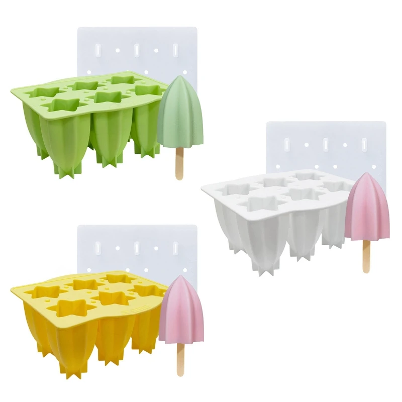 6 Holes Star Fruit Shaped Popsicles Moulds Silicone Popsicles Mould Easy-Release Drop shipping
6 Holes Star Fruit Shaped Popsicles Moulds Silicone Popsicles Mould Easy-Release Drop shipping