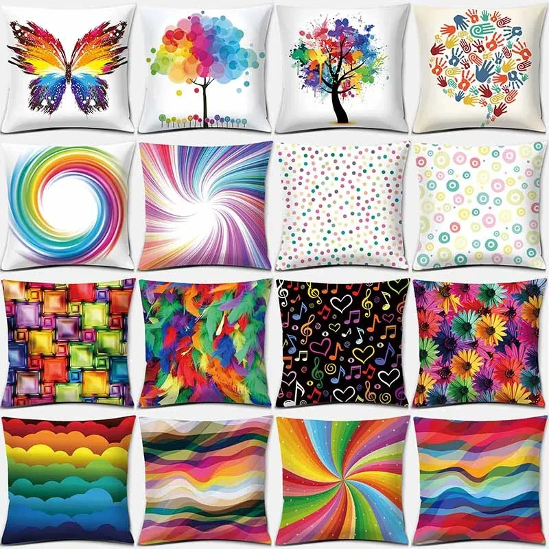 Rainbow Printed Abstract Customised Personalised Gift Square Double sided Pillow Cover Home Decor Sofa Car Cushion Cover DF853
Rainbow Printed Abstract Customised Personalised Gift Square Double sided Pillow Cover Home Decor Sofa Car Cushion Cover DF853
