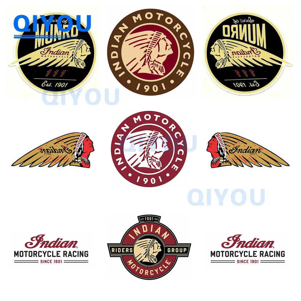 High Quality Reflective Die-cut Indian Motorcycle 1901 Car Sticker for PVC Decals on Helmets Off Road Vehicle Bodies Laptops
High Quality Reflective Die-cut Indian Motorcycle 1901 Car Sticker for PVC Decals on Helmets Off Road Vehicle Bodies Laptops