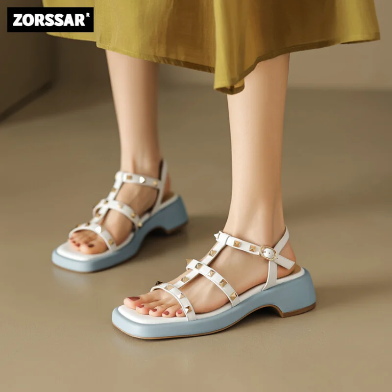 Women's Sandals Genuine Leather Summer Shoes For Women 2023 New Open Toe Casual Platform Sandals Fashion Female Beach Shoes Flat
Women's Sandals Genuine Leather Summer Shoes For Women 2023 New Open Toe Casual Platform Sandals Fashion Female Beach Shoes Flat