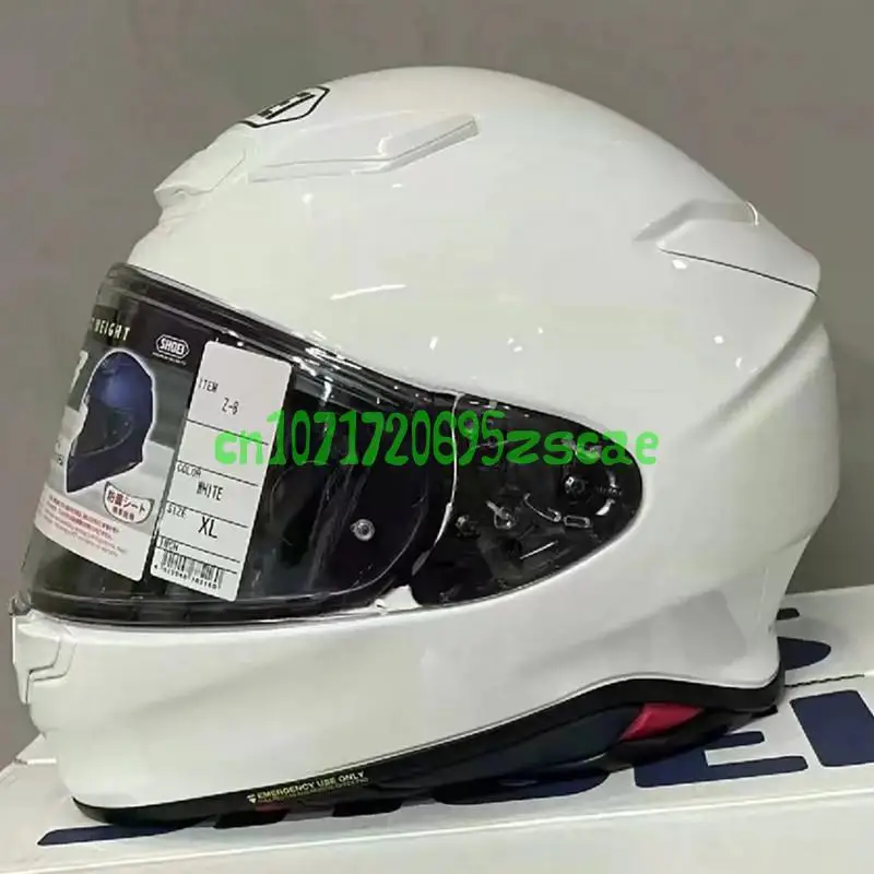 Full Face Motorcycle Helmet SHOEI Z8 RF-1400 NXR 2 WHITE Helmet Riding Motocross Racing Motobike Helmet,Capacete
Full Face Motorcycle Helmet SHOEI Z8 RF-1400 NXR 2 WHITE Helmet Riding Motocross Racing Motobike Helmet,Capacete