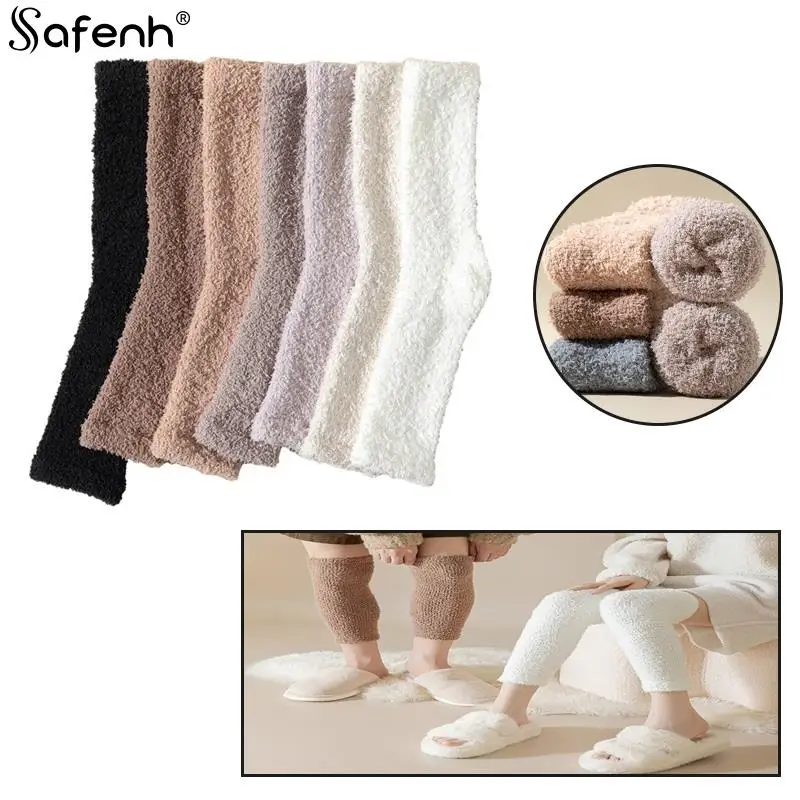 Combed Cotton Solid Color Women Keep Warm In Winter Knee SocksElastic Nursing Female New Socks Women Coral Fleece Knee Socks
Combed Cotton Solid Color Women Keep Warm In Winter Knee SocksElastic Nursing Female New Socks Women Coral Fleece Knee Socks