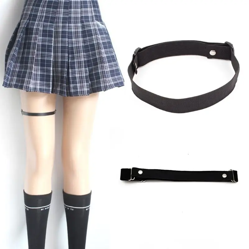 Women Girls Black Elastic Leg Garter Belts Adjustable Punk Harajuku Harness strap
Women Girls Black Elastic Leg Garter Belts Adjustable Punk Harajuku Harness strap