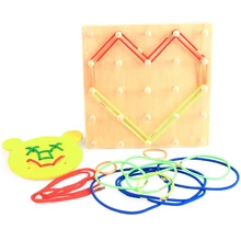 Wooden Nail Board Toy with 30pcs Pattern Cards and 24pcs Rubber Bands Puzzle Matrix for Kids Aged 3+
Wooden Nail Board Toy with 30pcs Pattern Cards and 24pcs Rubber Bands Puzzle Matrix for Kids Aged 3+
