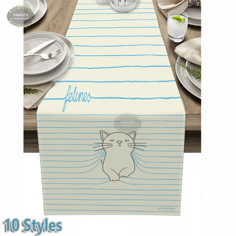 Cat Print Table Runner Kitchen Decoration Modern Stick Figure Tablecloth Hotel Wedding Arrangement Cartoon Table Flag Home Decor
Cat Print Table Runner Kitchen Decoration Modern Stick Figure Tablecloth Hotel Wedding Arrangement Cartoon Table Flag Home Decor