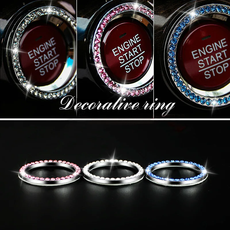 Shiny Car One-touch Engine Start-stop Switch Button Cover Decorative Sticker Protection Ring Crystal Decorative Sticker
Shiny Car One-touch Engine Start-stop Switch Button Cover Decorative Sticker Protection Ring Crystal Decorative Sticker