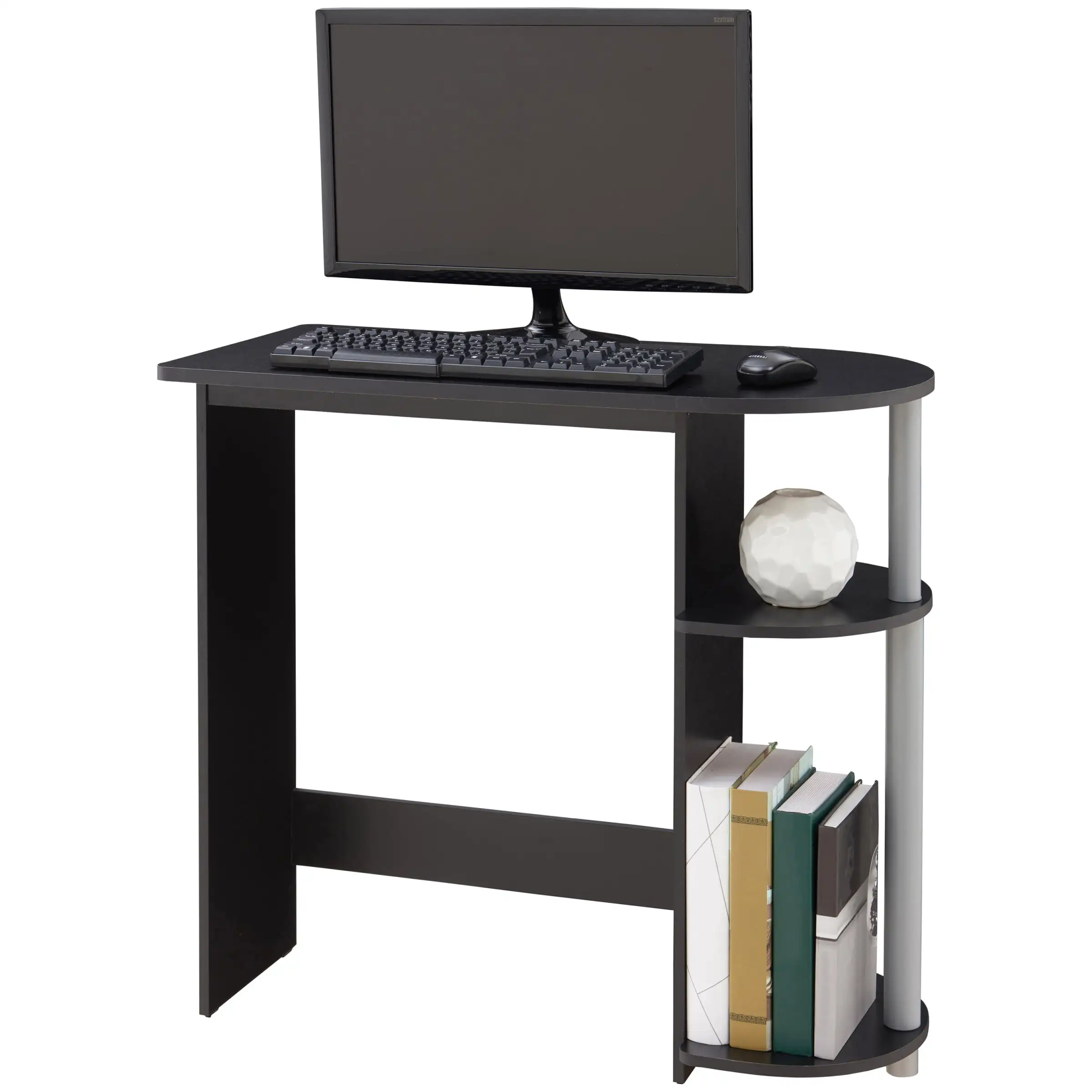 

Adult Computer Desk with Built-in Shelves, Multiple Colors, 28.86“ H, Indoor Use, Mainstays