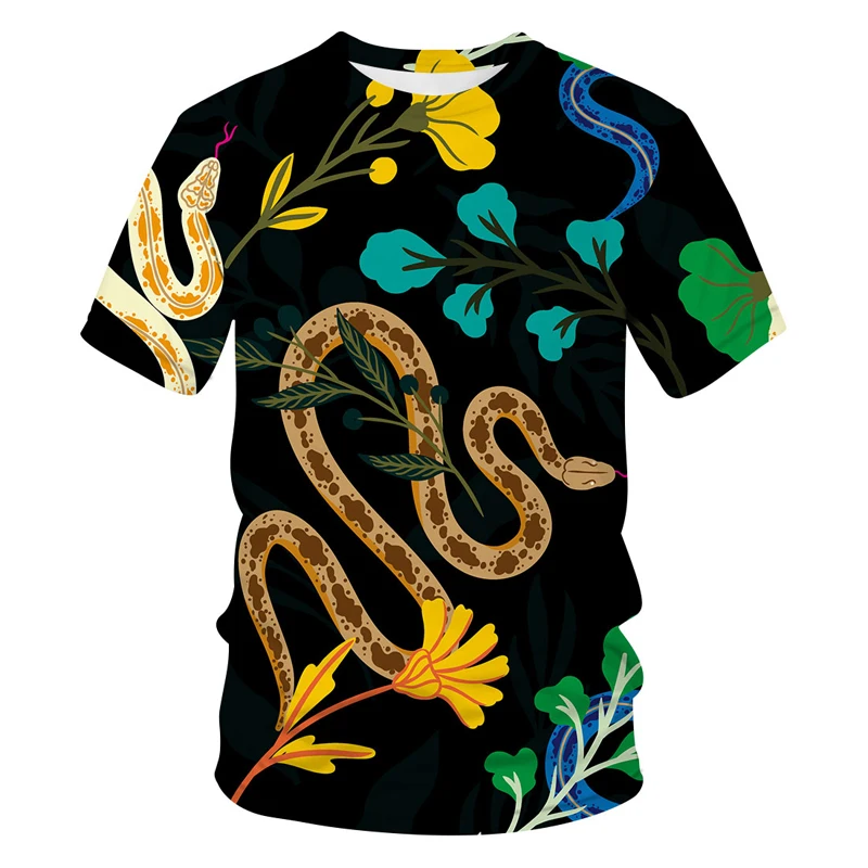 Cartoon Serpentine Pattern Summer Men'S T-Shirt 3d Printed Fashion Sunshine Short Sleeve Round Neck Relaxed Casual O Neck Top
Cartoon Serpentine Pattern Summer Men'S T-Shirt 3d Printed Fashion Sunshine Short Sleeve Round Neck Relaxed Casual O Neck Top