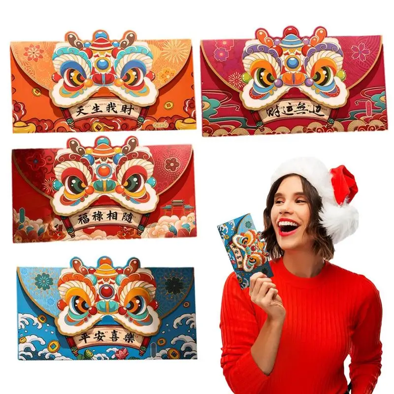 Dragon Red Envelopes 2024 4PCS Chinese Red Envelopes Year of the Dragon Chinese New Year Red Envelopes 2024 for Dragon Year
Dragon Red Envelopes 2024 4PCS Chinese Red Envelopes Year of the Dragon Chinese New Year Red Envelopes 2024 for Dragon Year