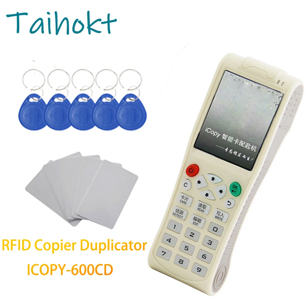 

RFID ICOPY8 Smart Chip Token Reader 125Khz T5577 Card Clone Copier 13.56Mhz NFC Decoding Duplicator 1K S50 Key Programmer Writer