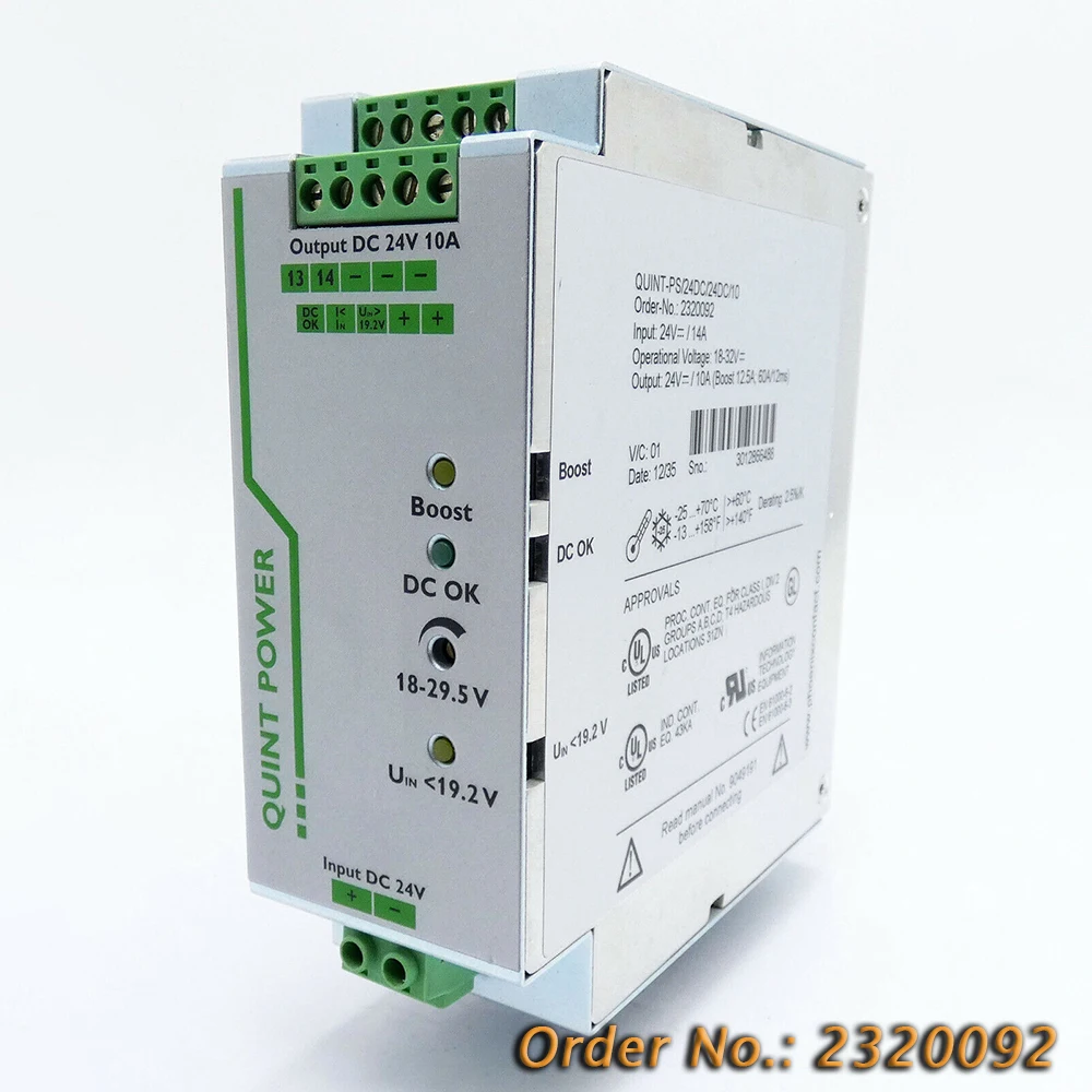 Товар для промышленного контроля, новинка 2320092 Φ/24DC/24DC/10 для Phoenix QUINT POWER DC/DC Converter 24VDC/10A
Товар для промышленного контроля, новинка 2320092 Φ/24DC/24DC/10 для Phoenix QUINT POWER DC/DC Converter 24VDC/10A