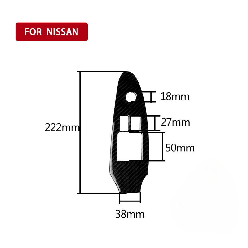 For Nissan 370Z Z34 2009 2010-2022 Carbon Fiber Sticker Car Driver side door lifting control panel Trim interior Car Accessories
For Nissan 370Z Z34 2009 2010-2022 Carbon Fiber Sticker Car Driver side door lifting control panel Trim interior Car Accessories