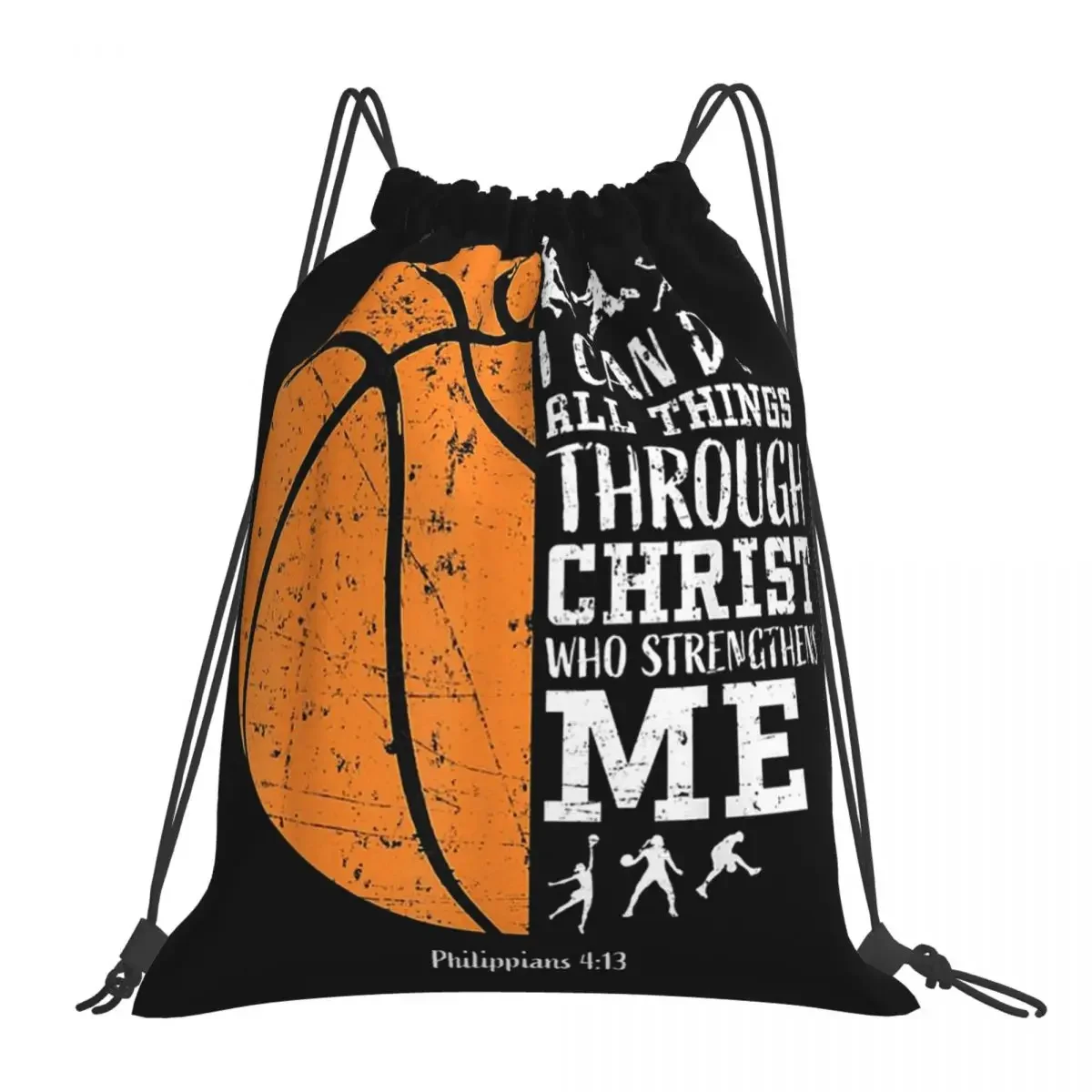 Christian Basketball I Can Do All Things Through Christ Who Backpacks Drawstring Bag Drawstring Bundle Pocket Sports Bag BookBag
Christian Basketball I Can Do All Things Through Christ Who Backpacks Drawstring Bag Drawstring Bundle Pocket Sports Bag BookBag