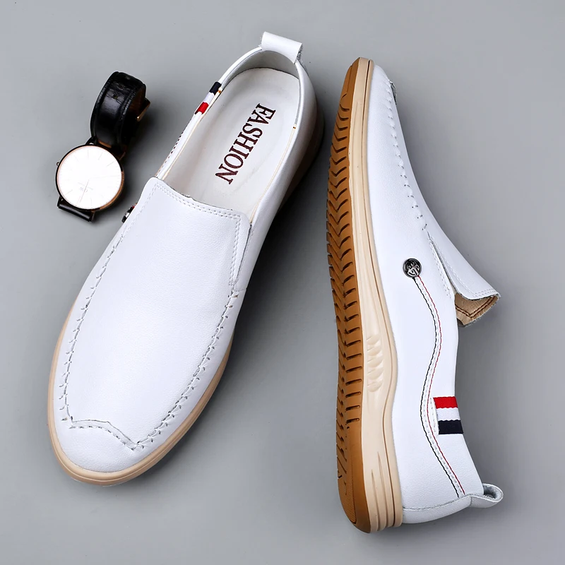 Real Leather Men Casual Shoes All-match Handmade Mens Loafers Moccasins Breathable Slip on Shoes Rubber Non-slip Driving Shoes
Real Leather Men Casual Shoes All-match Handmade Mens Loafers Moccasins Breathable Slip on Shoes Rubber Non-slip Driving Shoes