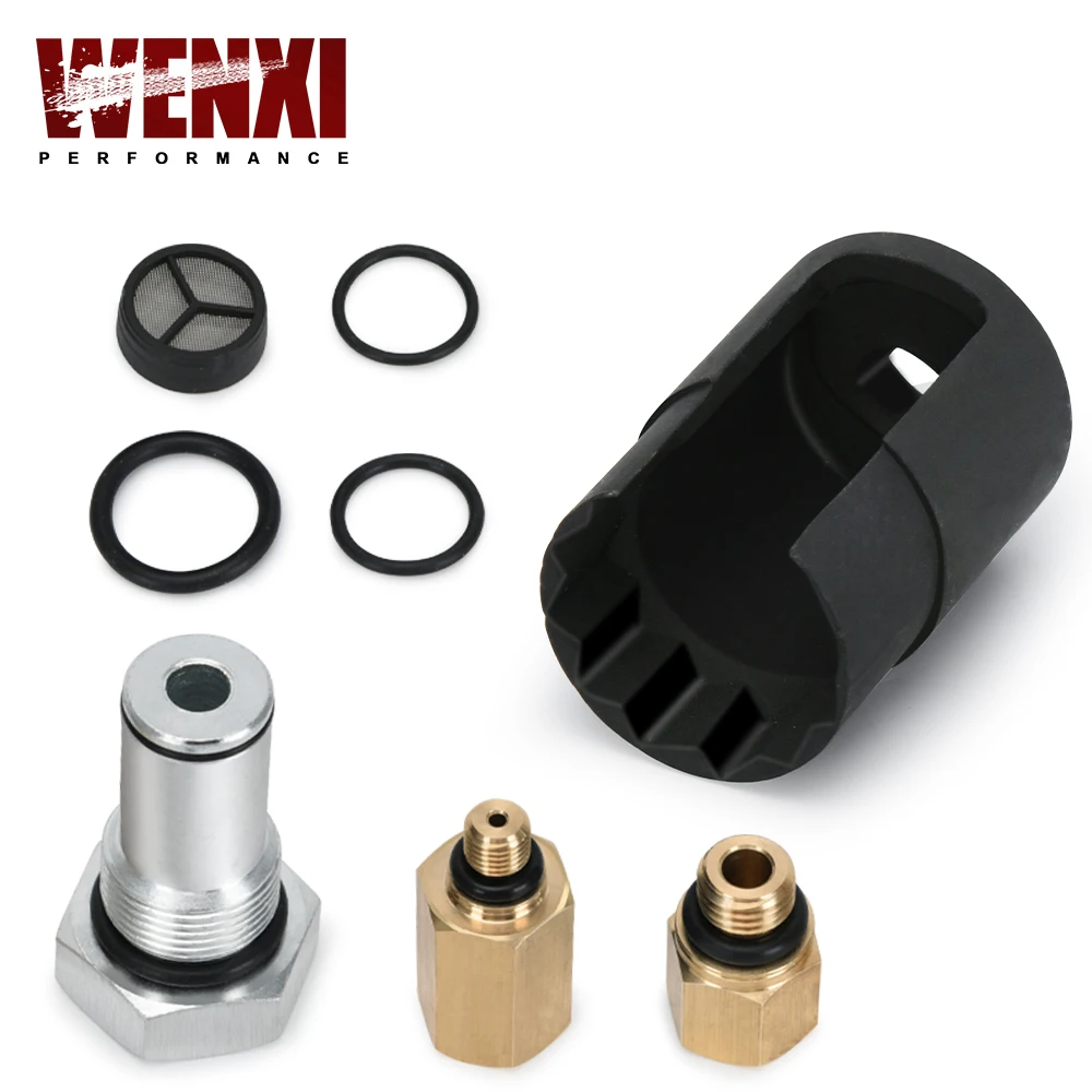 6.0 IPR Valve Socket with Seal Kit & Fuel Rail Adapters & 6.0 HPOP Air Test Fitting Tool Fits for Ford 6.0L Powerstroke Diesel
6.0 IPR Valve Socket with Seal Kit & Fuel Rail Adapters & 6.0 HPOP Air Test Fitting Tool Fits for Ford 6.0L Powerstroke Diesel