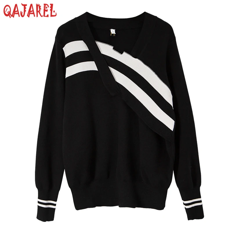 Autumn Winter Black Knitted Woolen Striped Pullovers Women Blue Elegant Casual Top Sweaters 2024 Korean Fashion Bodycon Sweaters
Autumn Winter Black Knitted Woolen Striped Pullovers Women Blue Elegant Casual Top Sweaters 2024 Korean Fashion Bodycon Sweaters