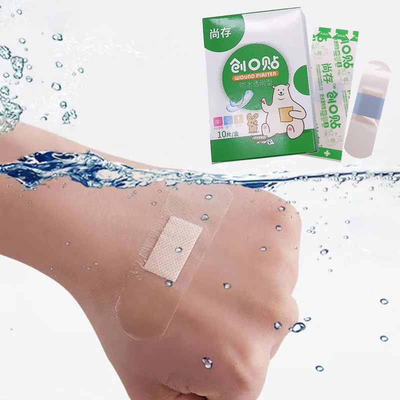 10Pcs/box Large Hemostatic Patch Elastic Band aid Wound Strips Plaster Transparent Waterproof Self-adhesive Bandage for Children
10Pcs/box Large Hemostatic Patch Elastic Band aid Wound Strips Plaster Transparent Waterproof Self-adhesive Bandage for Children
