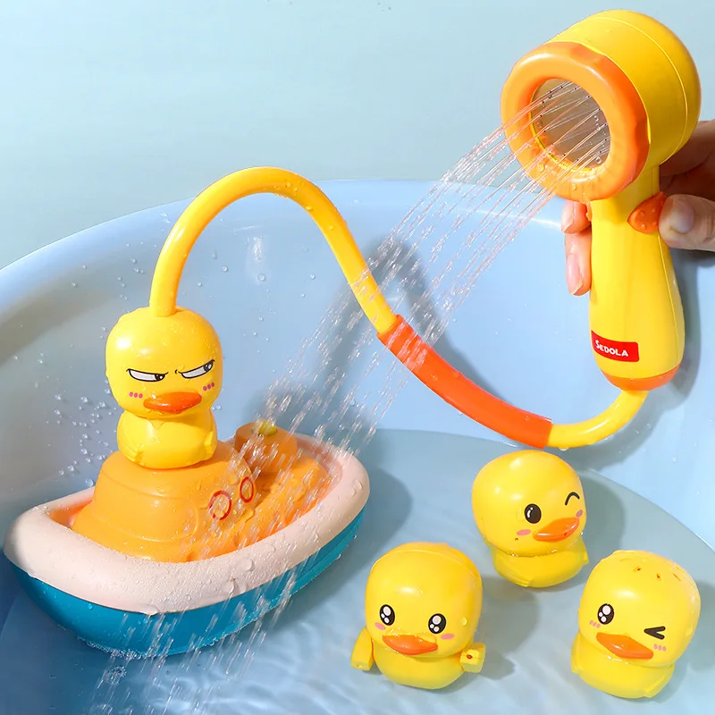 Bath Toys for Toddlers Cute Electric Duck Water Spray Floating Toy Bathtubs Sprinkler Bathing Game Toy for Boy Girl Baby Gifts
Bath Toys for Toddlers Cute Electric Duck Water Spray Floating Toy Bathtubs Sprinkler Bathing Game Toy for Boy Girl Baby Gifts